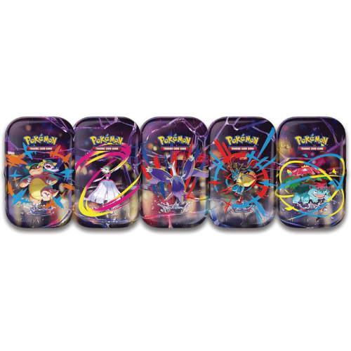 Coffret Mini Tin Collectible – Coffret Métal Premium avec Carte Surprise et Deux Boosters