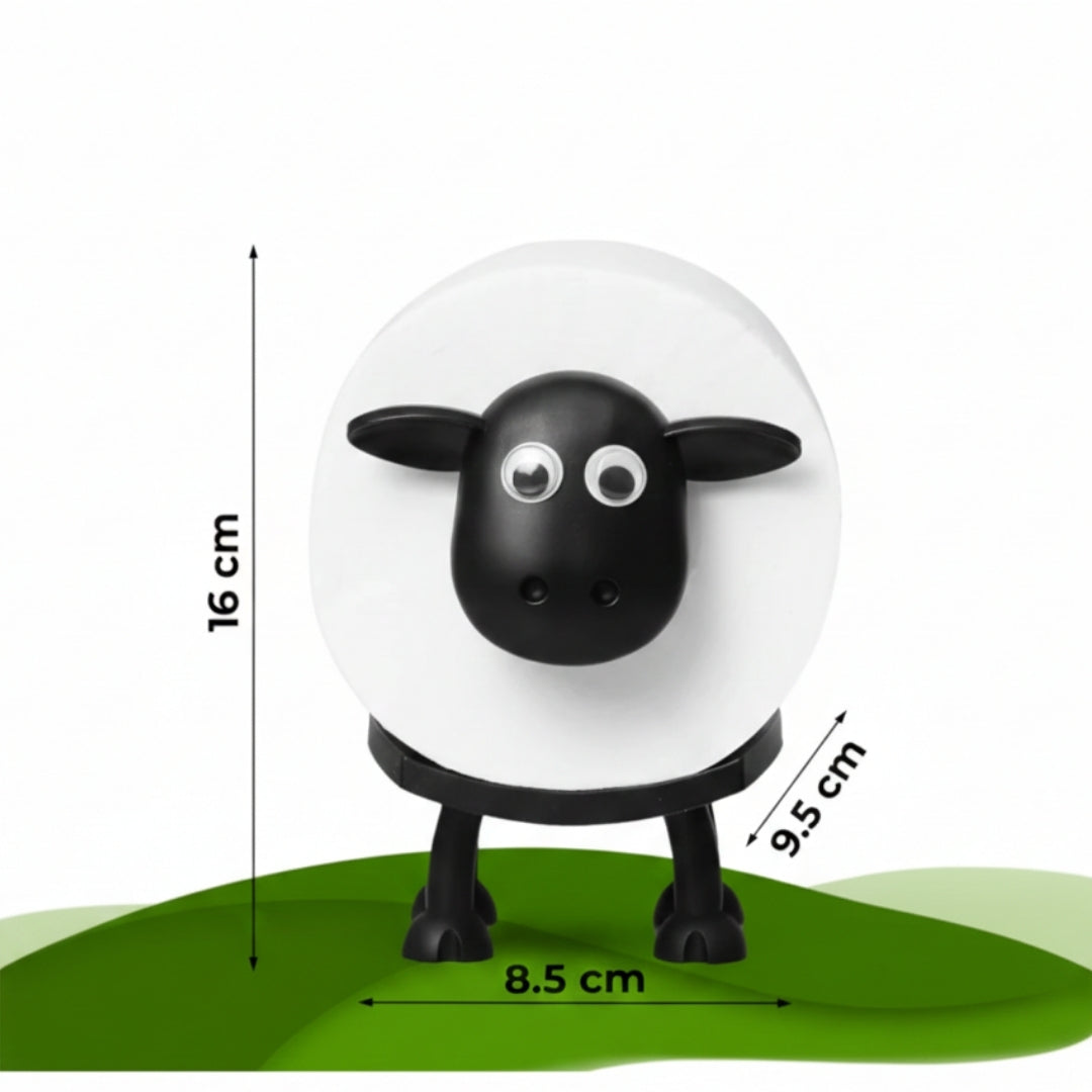 Lot de 3 Supports à Papier Toilette Fun Mouton