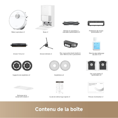 Robot Aspirateur & Laveur 19 000 Pa avec Station de Nettoyage Automatique
