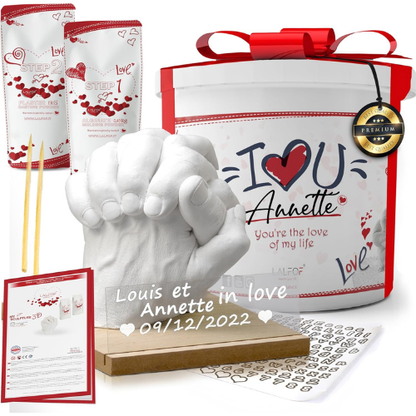 Coffret de Moulage et Sculpture Personnalisé pour Couples