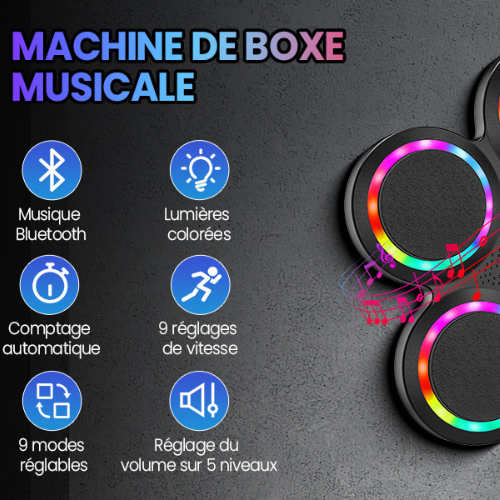 Entraîneur de Boxe Mural avec Bluetooth & Lumières LED