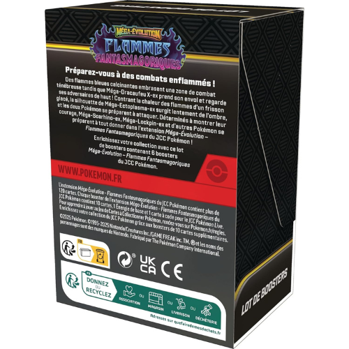 Set de Boosters Flamme‑Évolution Mega (6 Boosters)