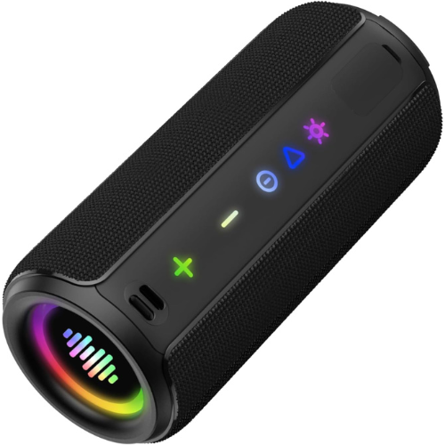Enceinte Bluetooth Portable Puissante avec Éclairage