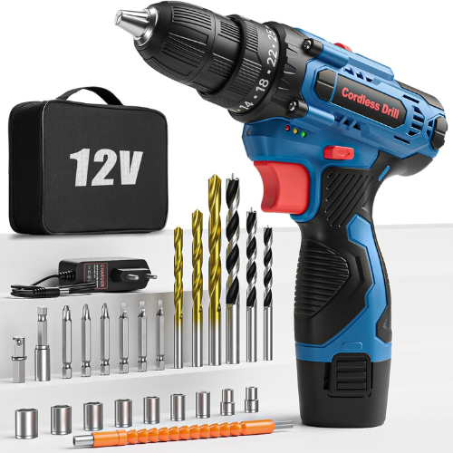 Tournevis Sans Fil avec Multiples Accessoires pour le Bricolage (DIY)
