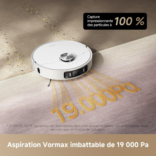 Robot Aspirateur & Laveur 19 000 Pa avec Station de Nettoyage Automatique