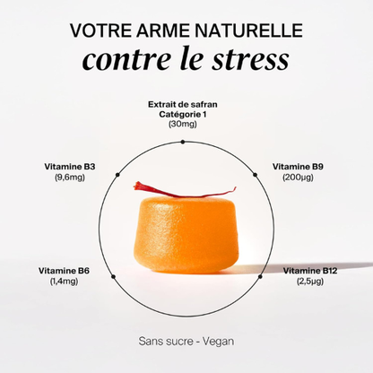 Gummies au Safran Anti‑Stress pour l’Équilibre Émotionnel & le Bien‑Être Quotidien