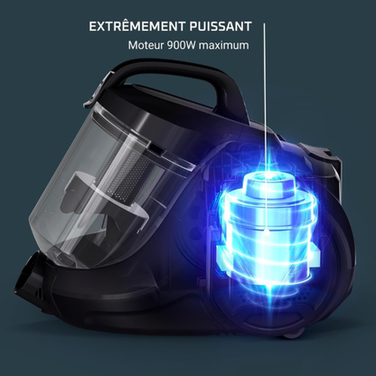 Aspirateur Sans Sac Cyclonique – Compact & Puissant pour la Maison