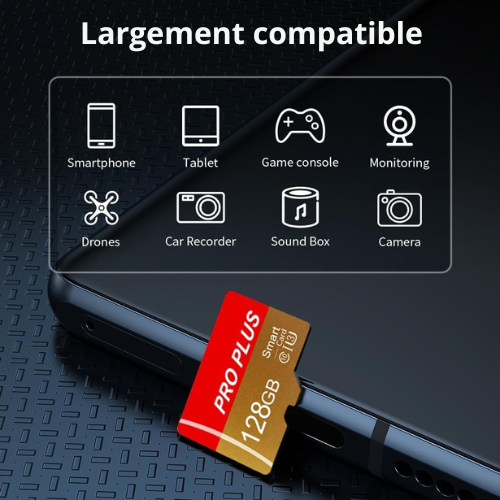 Pack de Cartes Mémoire Haute Vitesse – Ensemble Performance 128Go
