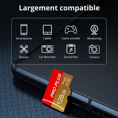 Pack de Cartes Mémoire Haute Vitesse – Ensemble Performance 128Go