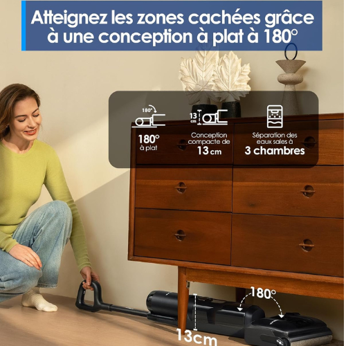 Aspirateur Laveur Ultra‑Polyvalent pour un Nettoyage Sans Effort