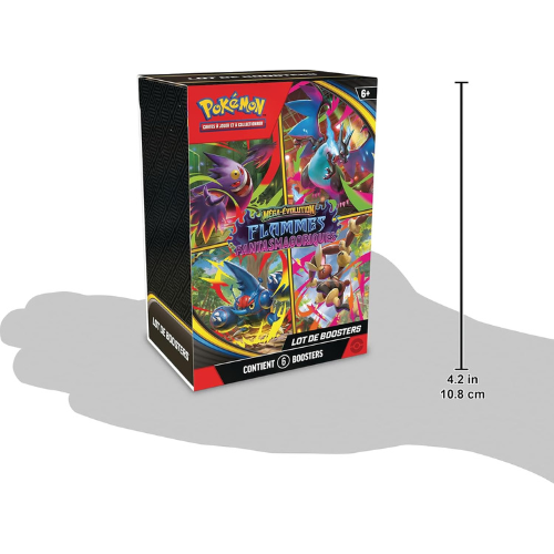 Set de Boosters Flamme‑Évolution Mega (6 Boosters)