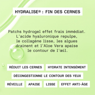 Patchs Revitalisants pour le Contour des Yeux à l’Aloe Vera & Collagène Marin