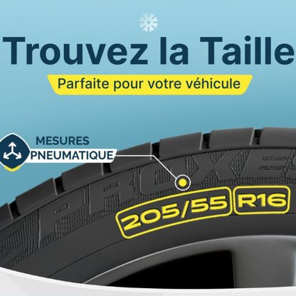 Chaussettes à Neige Textiles Homologuées – Conduite Hivernale en Toute Sécurité