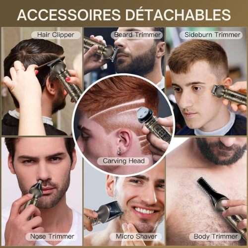 Kit de Rasage et de Stylisation 7‑en‑1 pour Homme