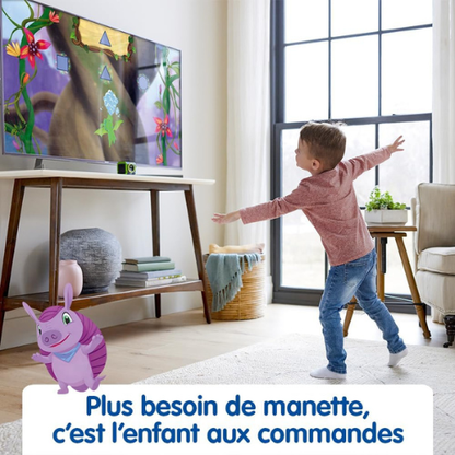 Console Éducative pour Enfants avec Jeux Interactifs en Mouvement