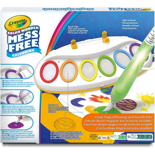Color Wonder Magic Light Brush – Set de Peinture Sans Taches pour Enfants