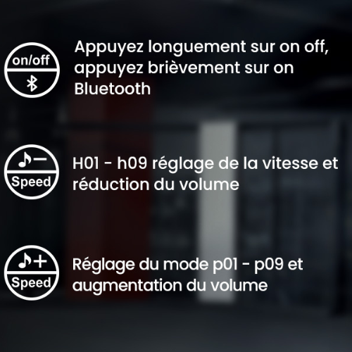 Entraîneur de Boxe Mural avec Bluetooth & Lumières LED