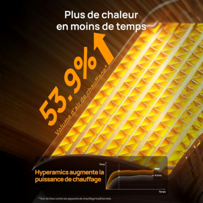 Radiateur Céramique Économique avec Thermostat & Mode Eco