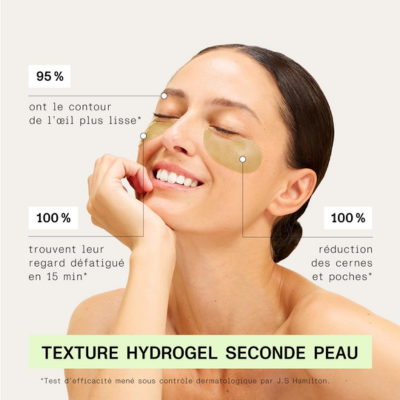 Patchs Revitalisants pour le Contour des Yeux à l’Aloe Vera & Collagène Marin