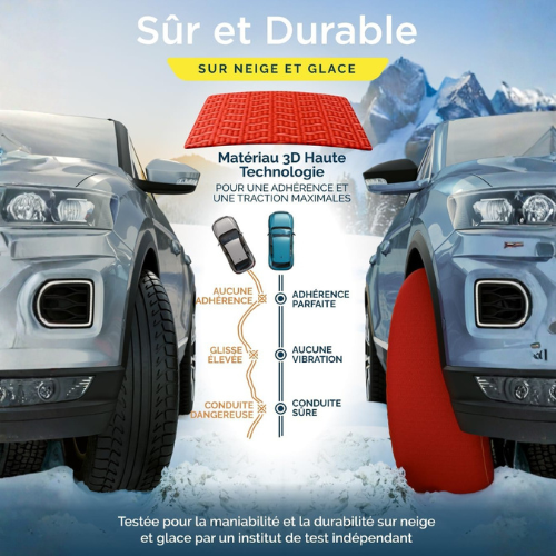 Chaussettes à Neige Textiles Homologuées – Conduite Hivernale en Toute Sécurité