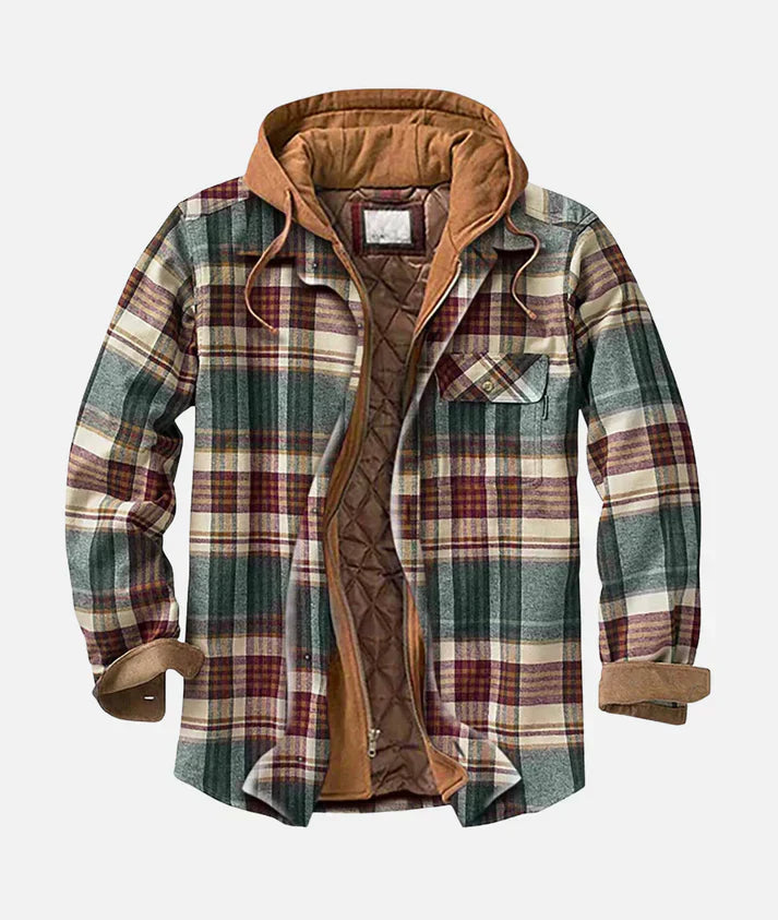 Savrani™ | Veste à carreaux patchwork