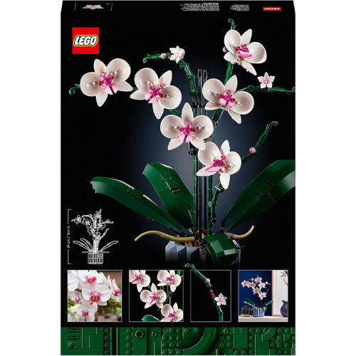 Set de construction florale décorative – Orchidée d’intérieur (608 pièces)