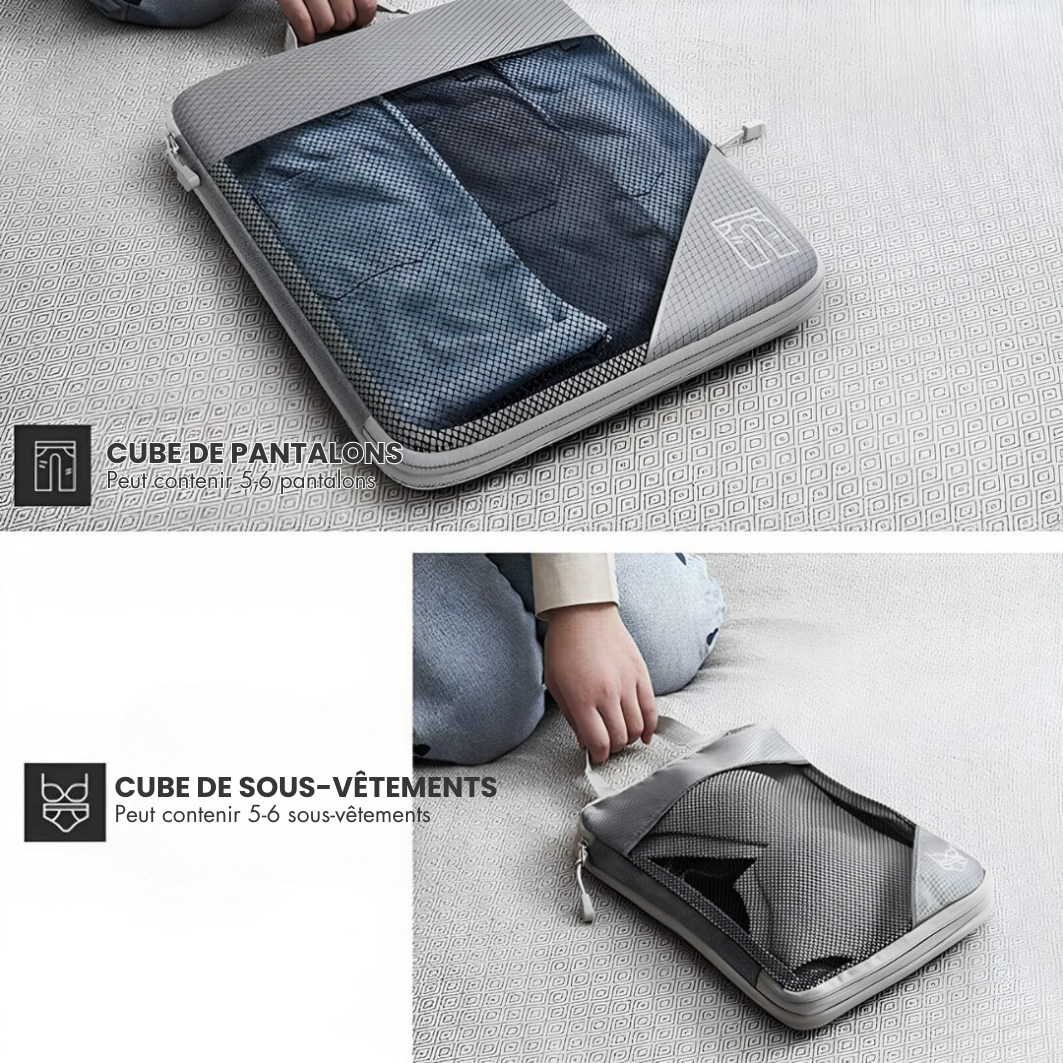 Packzy - Pack de 5 Cubes de compression