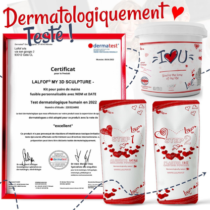 Coffret de Moulage et Sculpture Personnalisé pour Couples