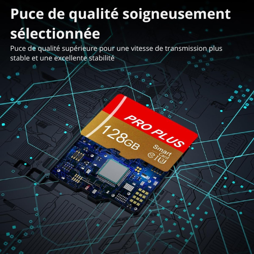 Pack de Cartes Mémoire Haute Vitesse – Ensemble Performance 128Go