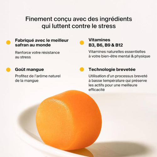 Gummies au Safran Anti‑Stress pour l’Équilibre Émotionnel & le Bien‑Être Quotidien