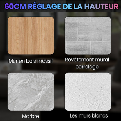 Entraîneur de Boxe Mural avec Bluetooth & Lumières LED