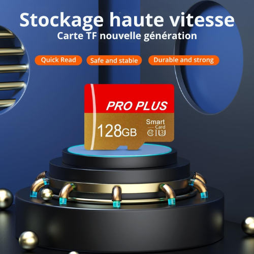 Pack de Cartes Mémoire Haute Vitesse – Ensemble Performance 128Go