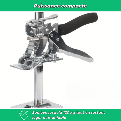 Cric manuel multifonction pour pose et levage facile