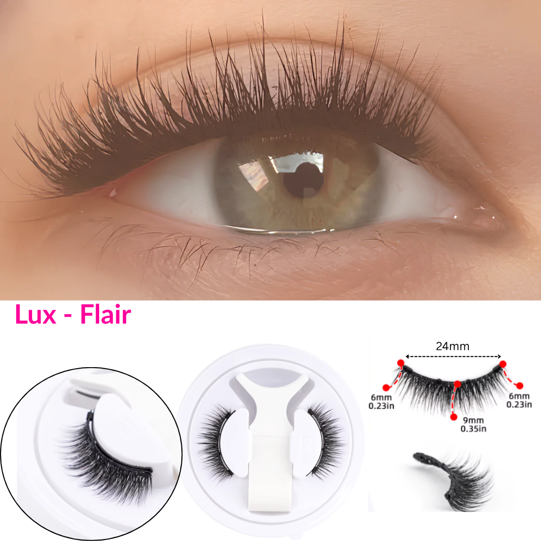 Lumoshe - Faux cils magnétiques et duveteux