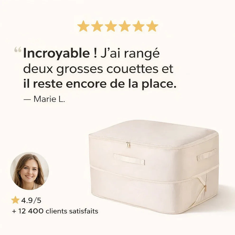 Gagnez jusqu’à 70% de place dans vos placards