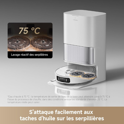 Robot Aspirateur & Laveur 19 000 Pa avec Station de Nettoyage Automatique