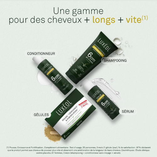 Complément Capillaire Croissance & Fortification – Programme 3 Mois (90 gélules)