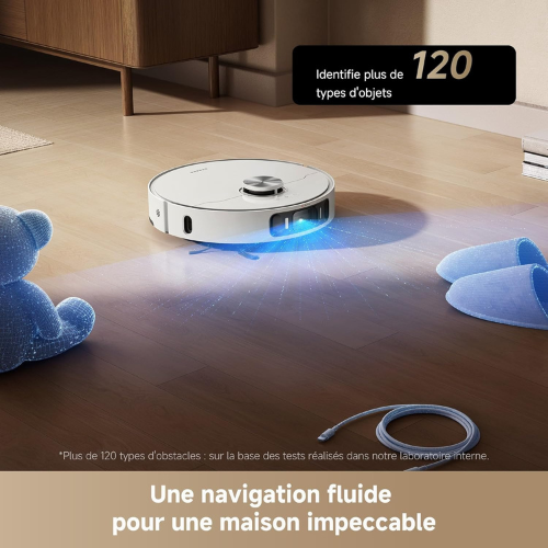 Robot Aspirateur & Laveur 19 000 Pa avec Station de Nettoyage Automatique