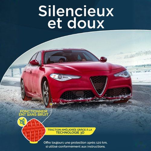 Chaussettes à Neige Textiles Homologuées – Conduite Hivernale en Toute Sécurité
