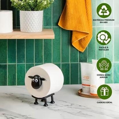 Lot de 3 Supports à Papier Toilette Fun Mouton