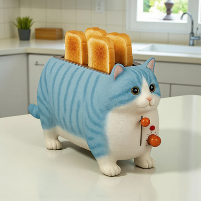 Grille-pain KittyToast – Un petit-déjeuner ronronnant de plaisir!