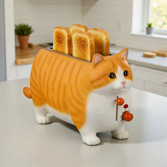 Grille-pain KittyToast – Un petit-déjeuner ronronnant de plaisir!