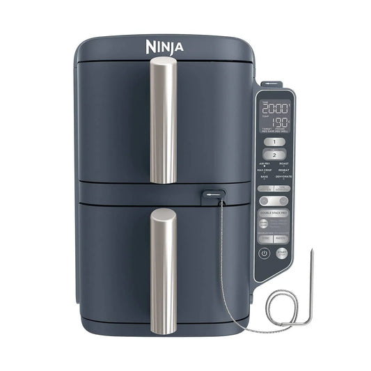 Friteuse à air chaud Ninja Double Stack XL à 2 niveaux avec système de cuisson intelligent 9,5 L Cyber Space
