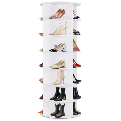 Lumen: Étagère à chaussures pivotante à 360°