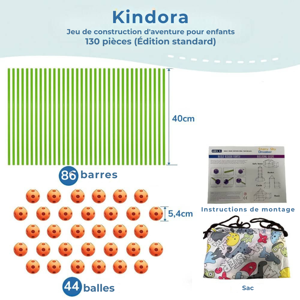 Kit de construction aventure pour enfants
