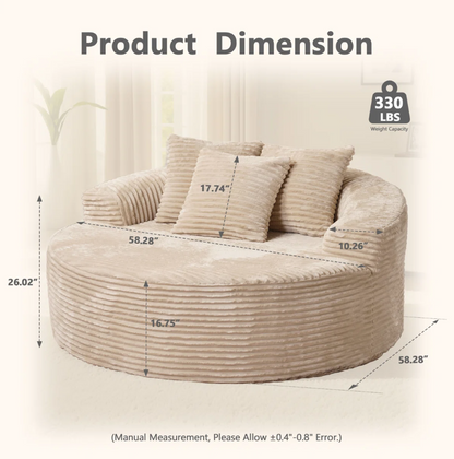 Lumen: Chaise ronde en mousse