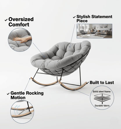 Fauteuil à Bascule XXL