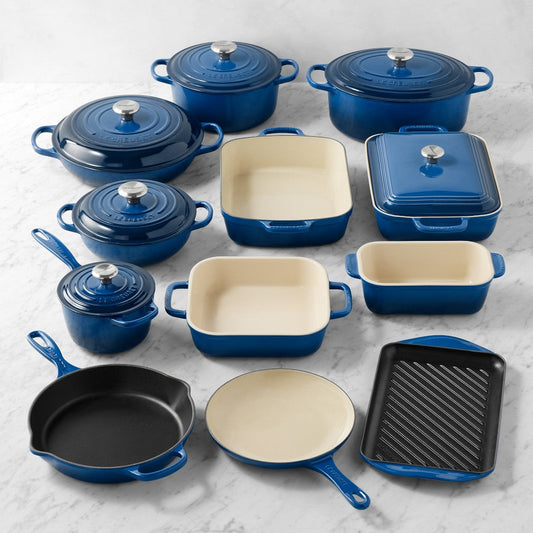 Le Creuset Ensemble complet d'ustensiles de cuisine (18 pièces)