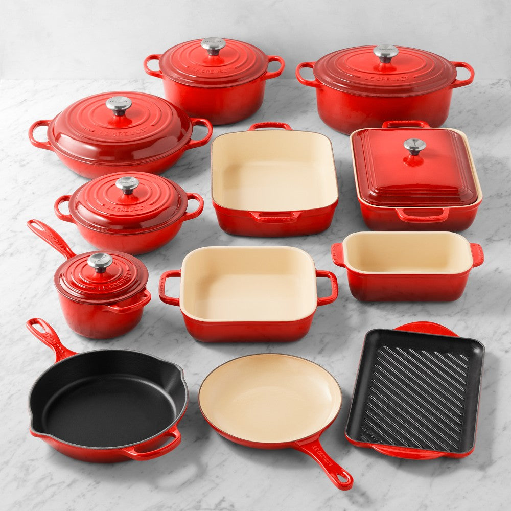 Le Creuset Ensemble complet d'ustensiles de cuisine (18 pièces)