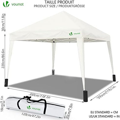 Tonnelle de Jardin 3x3m
